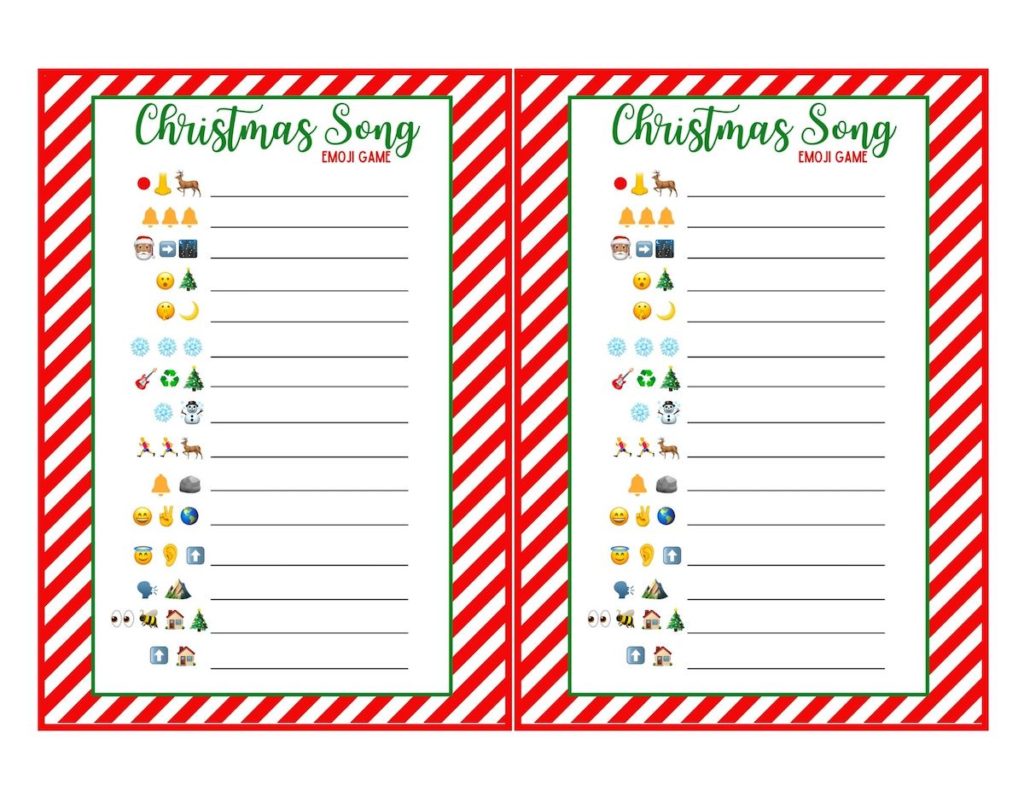 free christmas emoji game with answers! (free printable) - originalmom
